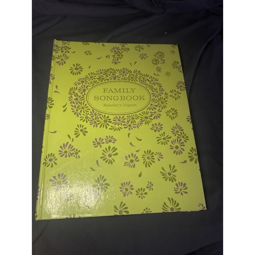 Reader's Digest Family Songbook 1969 Spiral Hardcover Vintage Music Piano
